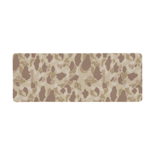 US duck hunter autumn camouflage Extra Large Rectangle Mousepad (31"x12")