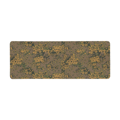 German WWII Eichenlaub Fall camouflage Extra Large Rectangle Mousepad (31"x12")