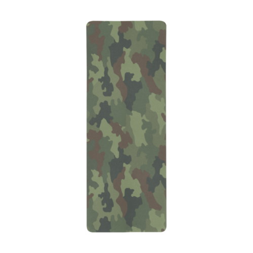 Alternative view of Yugoslav M89 Hrastov List camouflage Extra Large Rectangle Mousepad (31"x12")