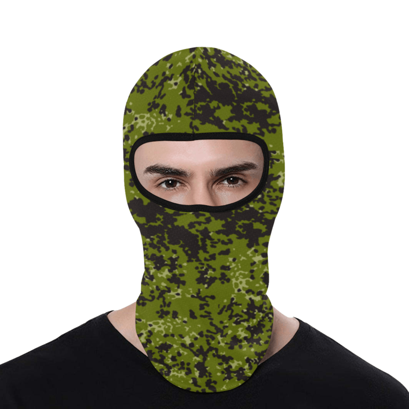 Danish M84 Woods camouflage All Over Print Balaclava | Mega Camo