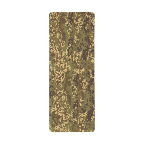 Alternative view of austrian Jagdkommando pixeltarnung temperate camo Extra Large Rectangle Mousepad (31"x12")
