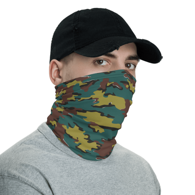 Belgian Jigsaw Camouflage Neck Gaiter | Mega Camo