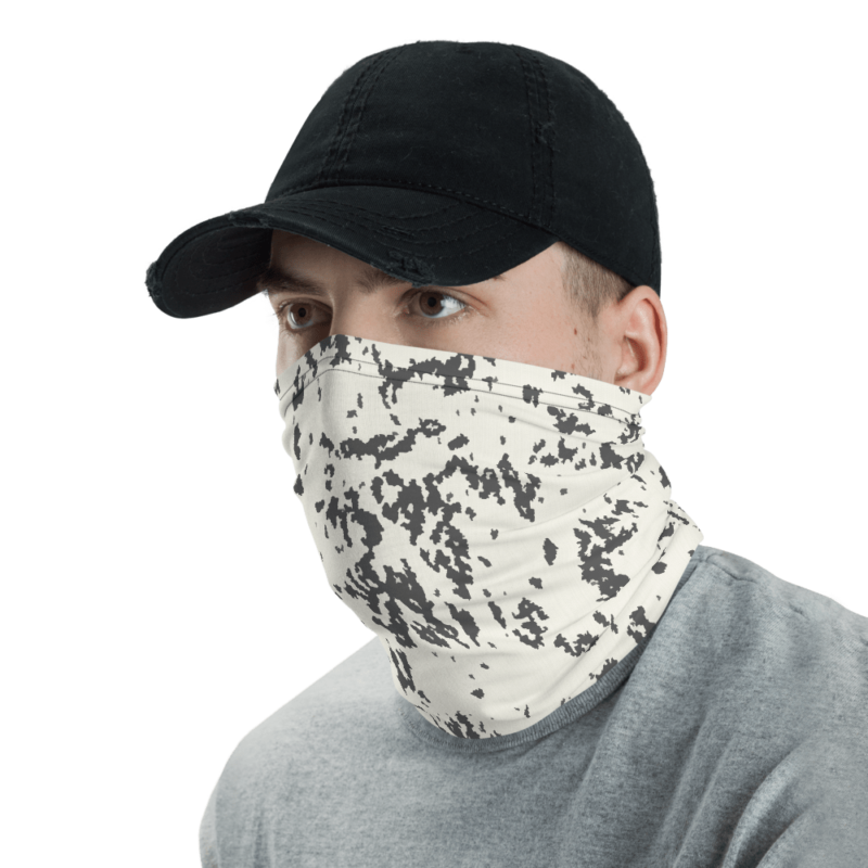 Finnish M05 Arctic Snow Camouflage Neck Gaiter | Mega Camo