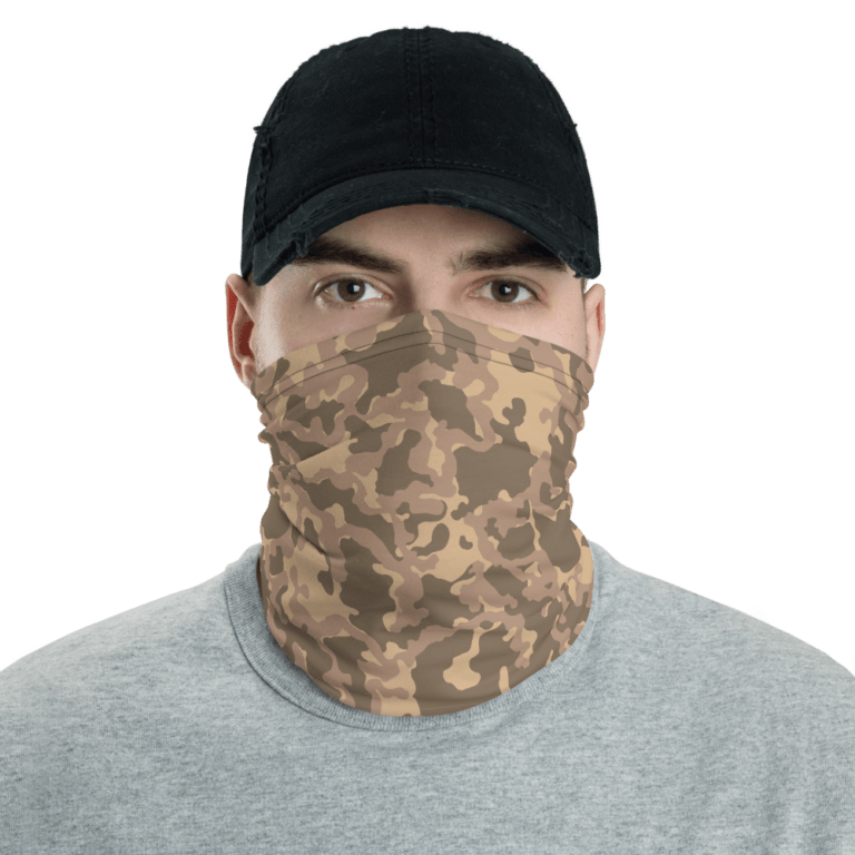 Soviet TTsKO Butan Mountain Camouflage Neck Gaiter | Mega Camo