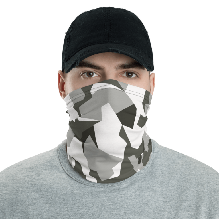 Swedish M90 Urban Camouflage Neck Gaiter | Mega Camo