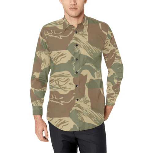 CB3F8A44FFAD4EE67F7880A0F8FEFD1F 500x500 - Rhodesian Brushstroke Camouflage Casual Dress Shirt