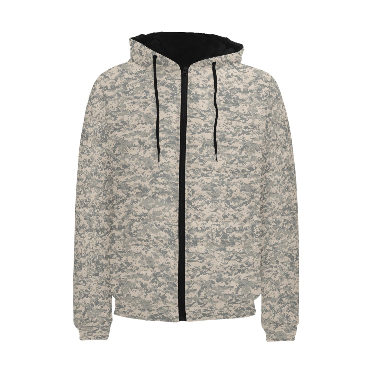 US UCP Camouflage Men's Padded Hooded Jacket | Mega Camo