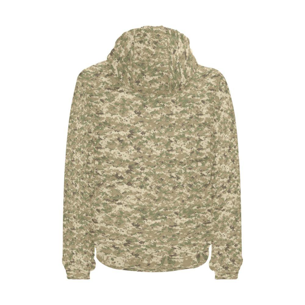 USN AOR Universal Camouflage Men's Padded Hooded Jacket | Mega Camo