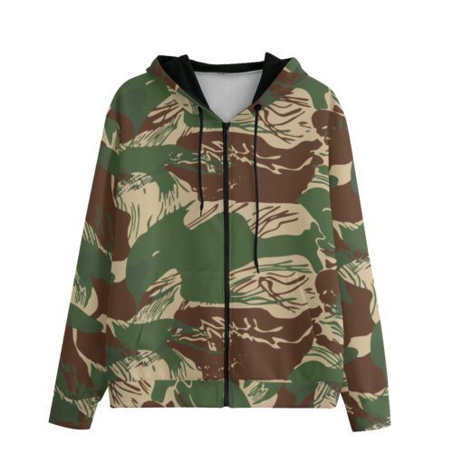 162870 c8538933 e25a 4ca4 9a57 44f21a670f4b 500x500 - Rhodesian Brushstroke Camouflage v2 Zip Up Hoodie | 310GSM Cotton