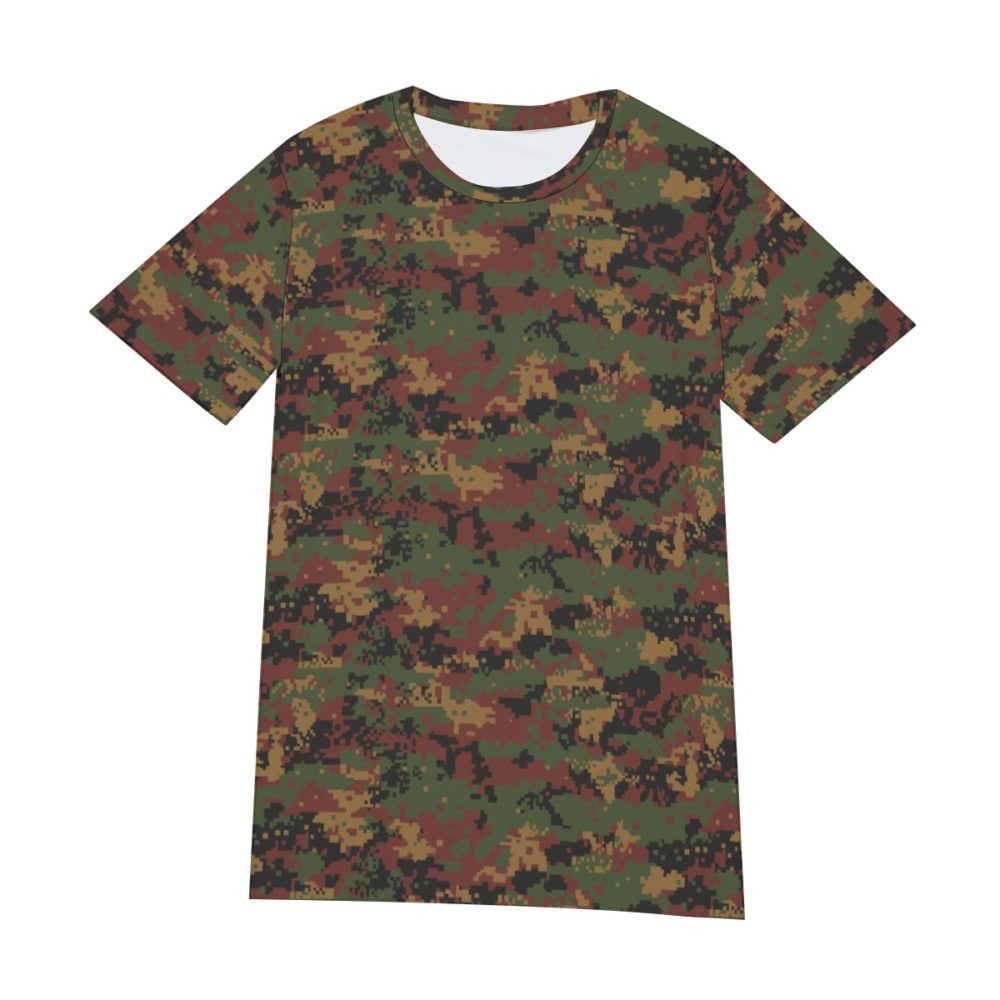 Burmese Myanmar Tatmadaw Camouflage O-Neck T-Shirt | 190GSM Cotton - Image 5