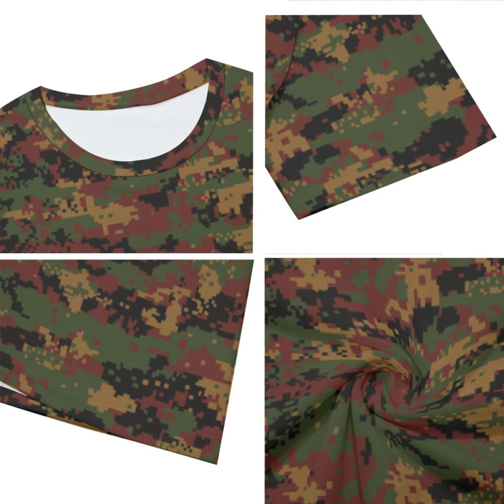 Burmese Myanmar Tatmadaw Camouflage O-Neck T-Shirt | 190GSM Cotton - Image 7