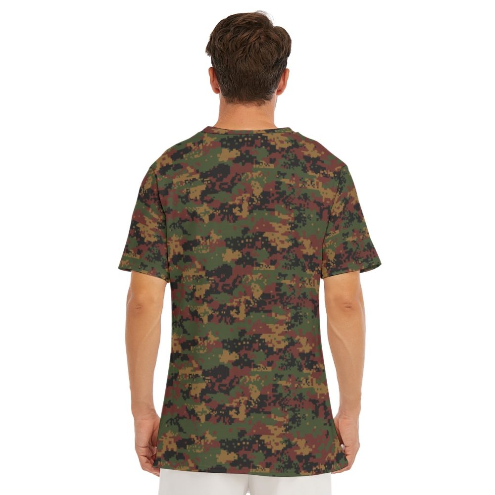 Burmese Myanmar Tatmadaw Camouflage O-Neck T-Shirt | 190GSM Cotton - Image 4