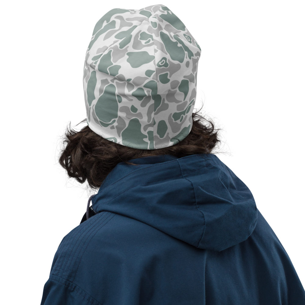 all over print beanie white back 66cc6758a9673 1000x1000 - US Winter 02 Frogskin Duckhunter Camouflage Beanie