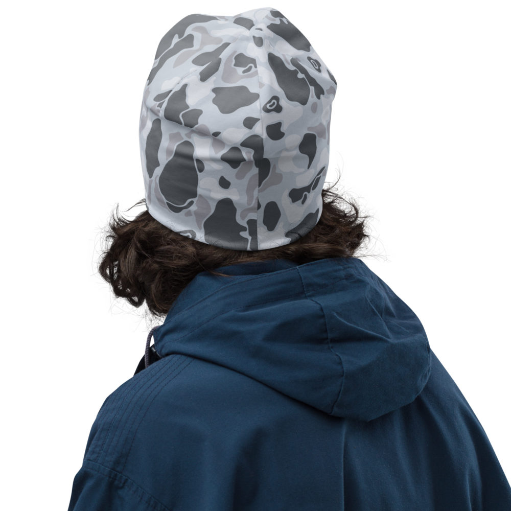 all over print beanie white back 66cc67ddd5982 1000x1000 - US Winter 01 Frogskin Duckhunter Camouflage Beanie