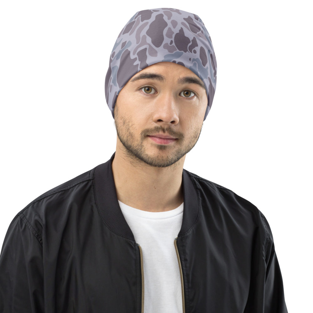 all over print beanie white front 66cc5f833fdfc 1000x1000 - US Winter 03 Frogskin Duckhunter Camouflage Beanie