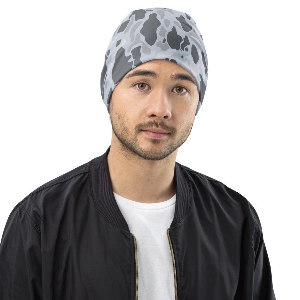 all over print beanie white front 66cc67ddd5e9e 1000x1000 - US Winter 01 Frogskin Duckhunter Camouflage Beanie