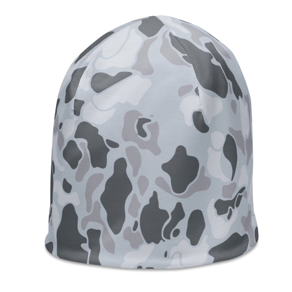 all over print beanie white left front 66cc67ddd61c9 1000x1000 - US Winter 01 Frogskin Duckhunter Camouflage Beanie