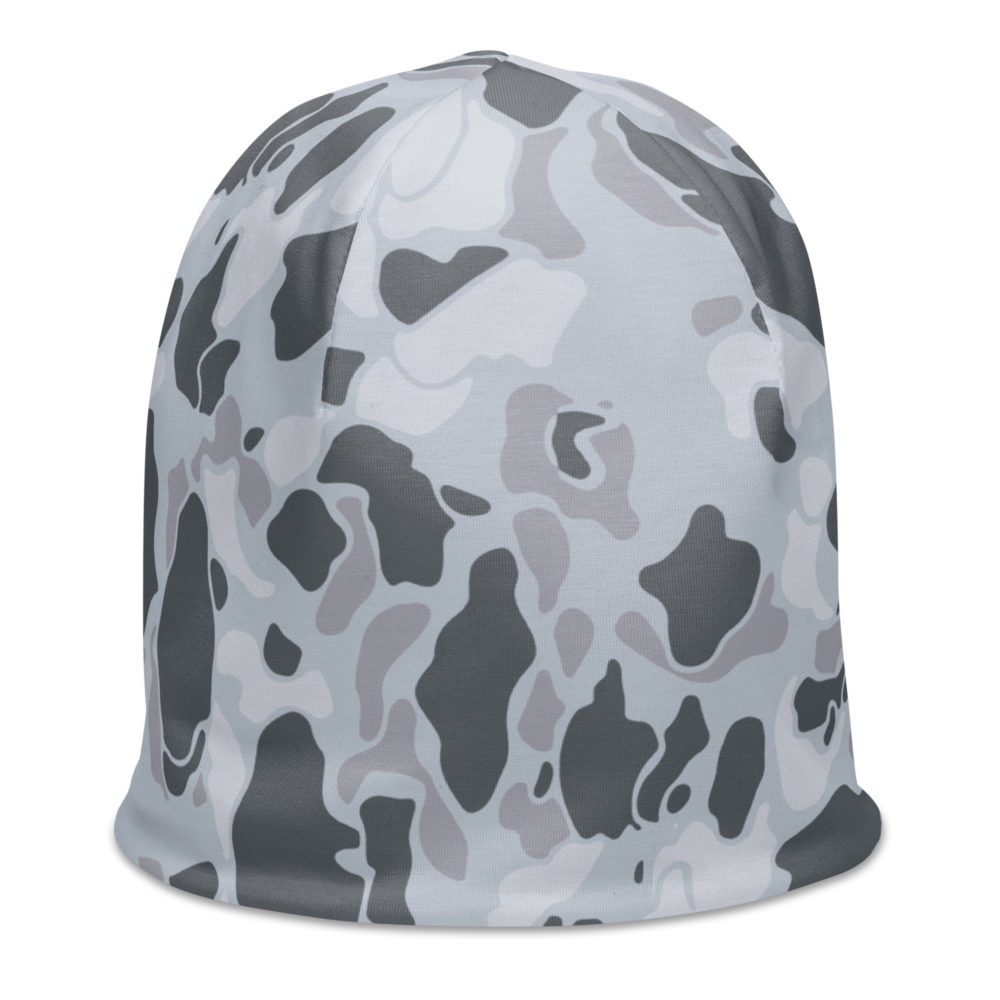 all over print beanie white right front 66cc67ddd60be 1000x1000 - US Winter 01 Frogskin Duckhunter Camouflage Beanie