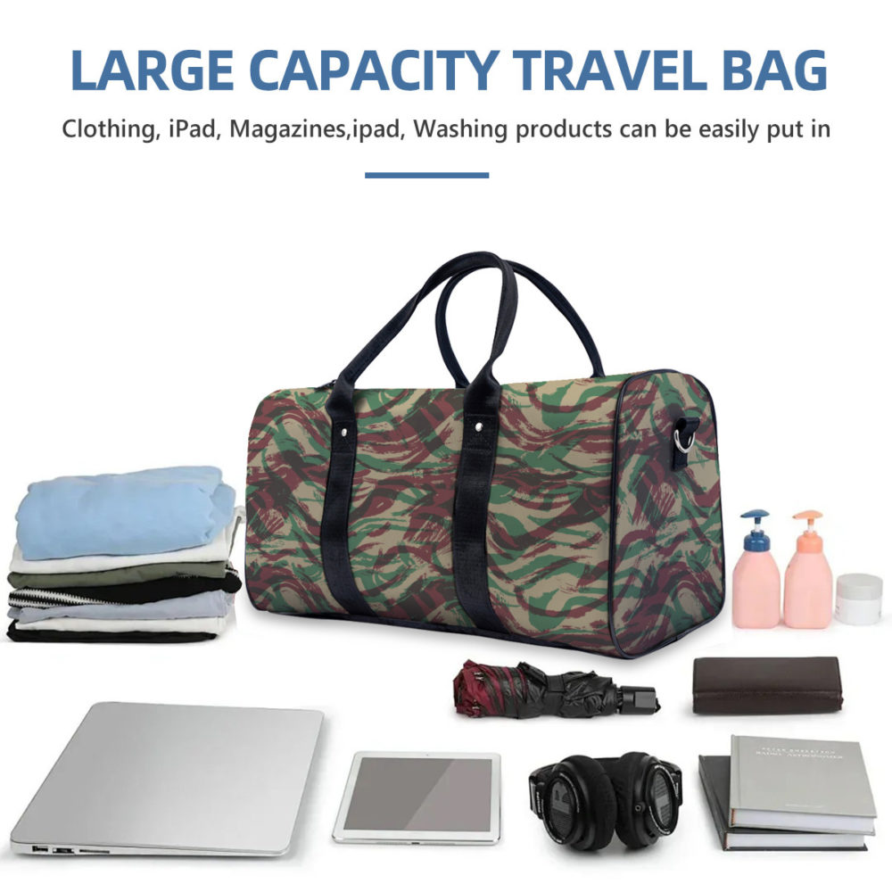 French Lizard D Camouflage Travel Cabin Bag - Image 6