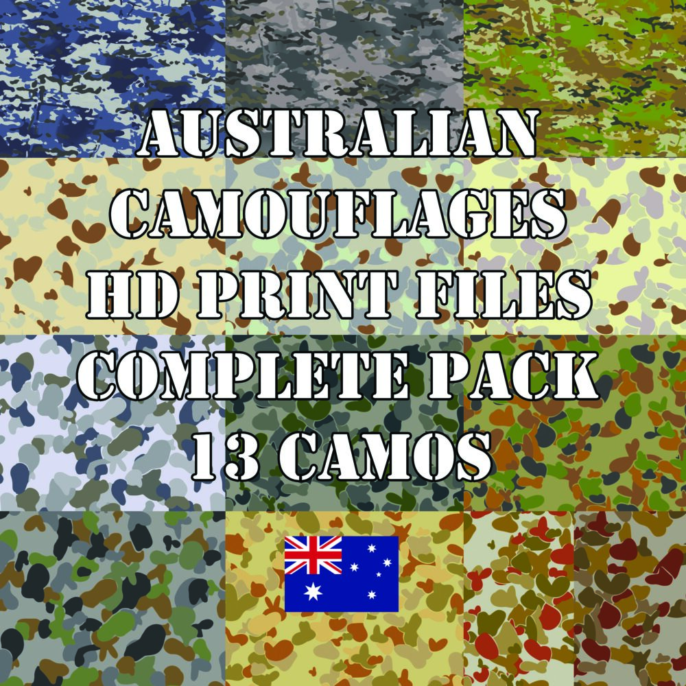 Australian Camouflages HD Print Files - Image 15