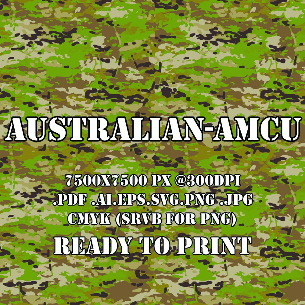 Australian Camouflages HD Print Files - Image 12