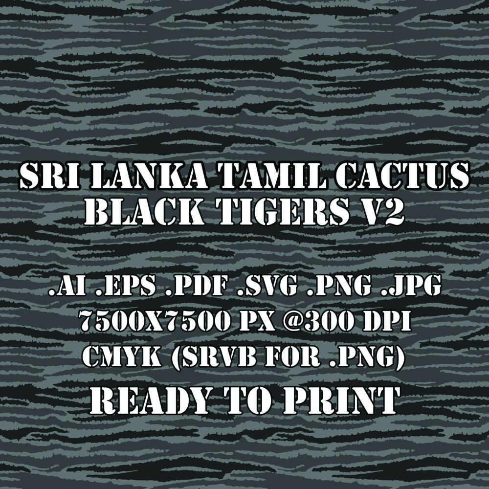 Sri Lanka Tamil Black Tigers Cactus V2