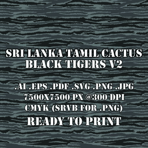 Sri Lanka Tamil Black Tigers Cactus V2