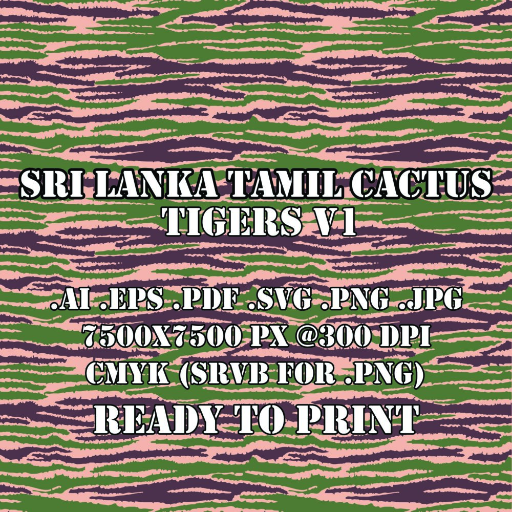 Sri Lanka Tamil Tigers Cactus V1 camo