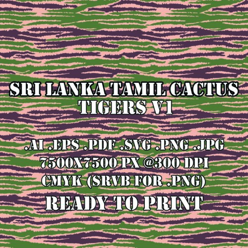 Sri Lanka Tamil Tigers Cactus V1 camo