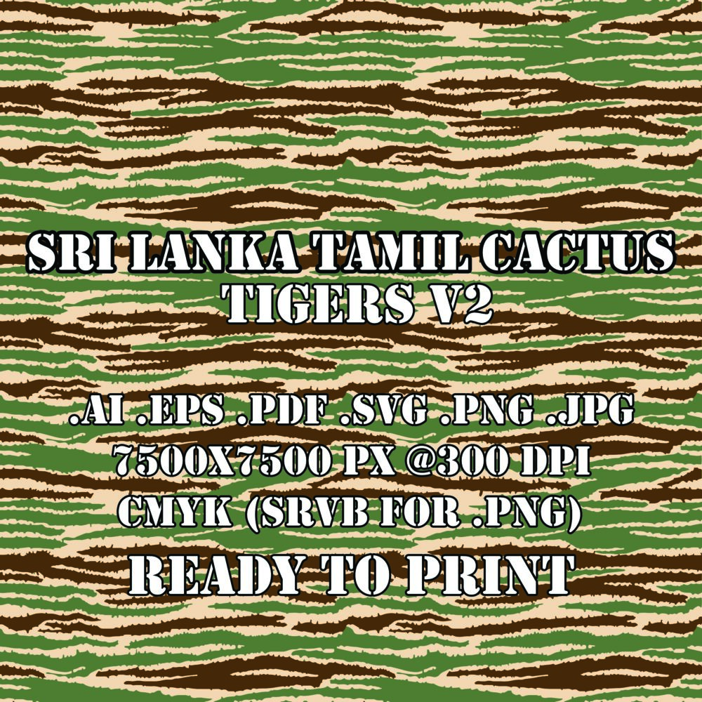 Sri Lanka Tamil Tigers Cactus V2 camo