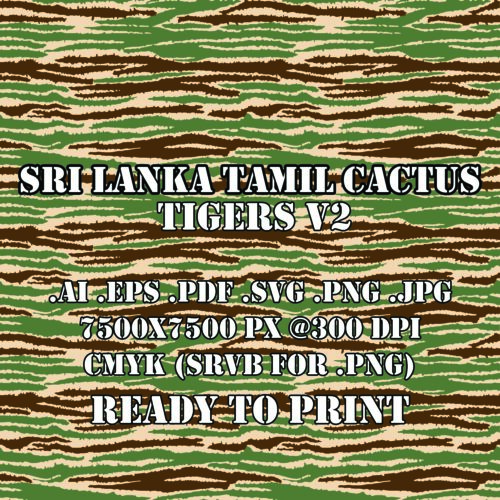 Sri Lanka Tamil Tigers Cactus V2 camo