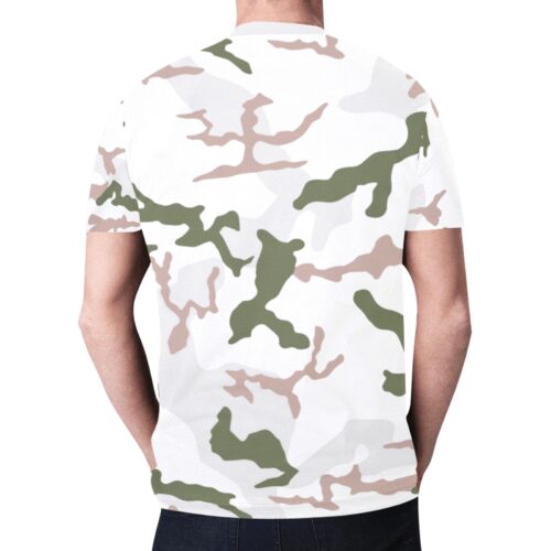Alternative view of French Chasseurs alpins tundra v2 Camouflage Sports Mesh T-shirt XS to 5XL