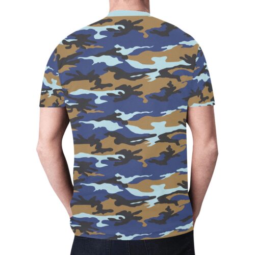 Alternative view of Vietnam K07 Air Force Camouflage Sports Mesh T-shirt XS to 5XL