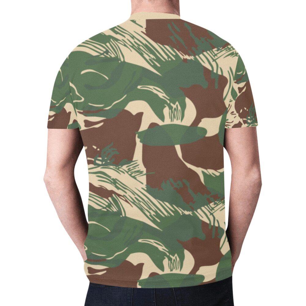 rhodesian brushstroke v2 Camouflage Sports Mesh T-shirt XS to 5XL - Image 2