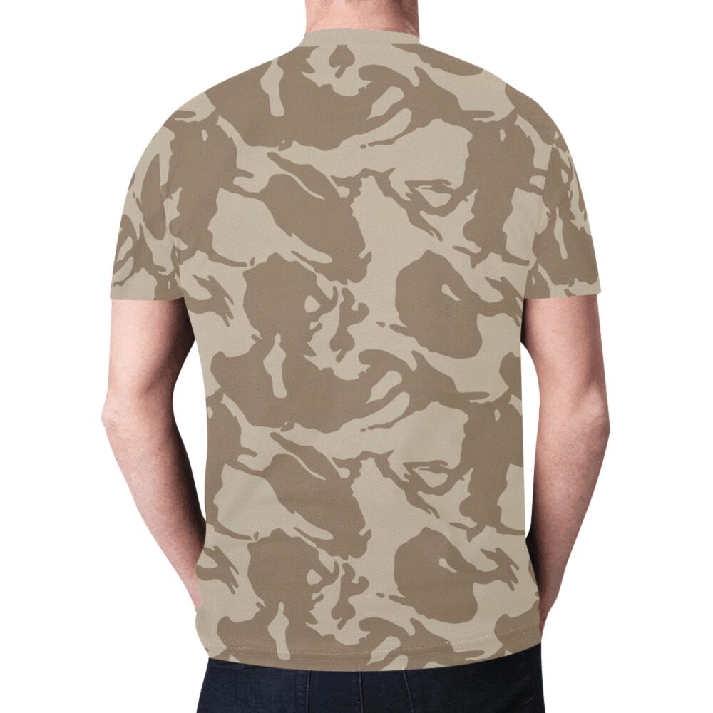 DPM Desert dark Camouflage Sports Mesh T-shirt XS to 5XL - Image 2