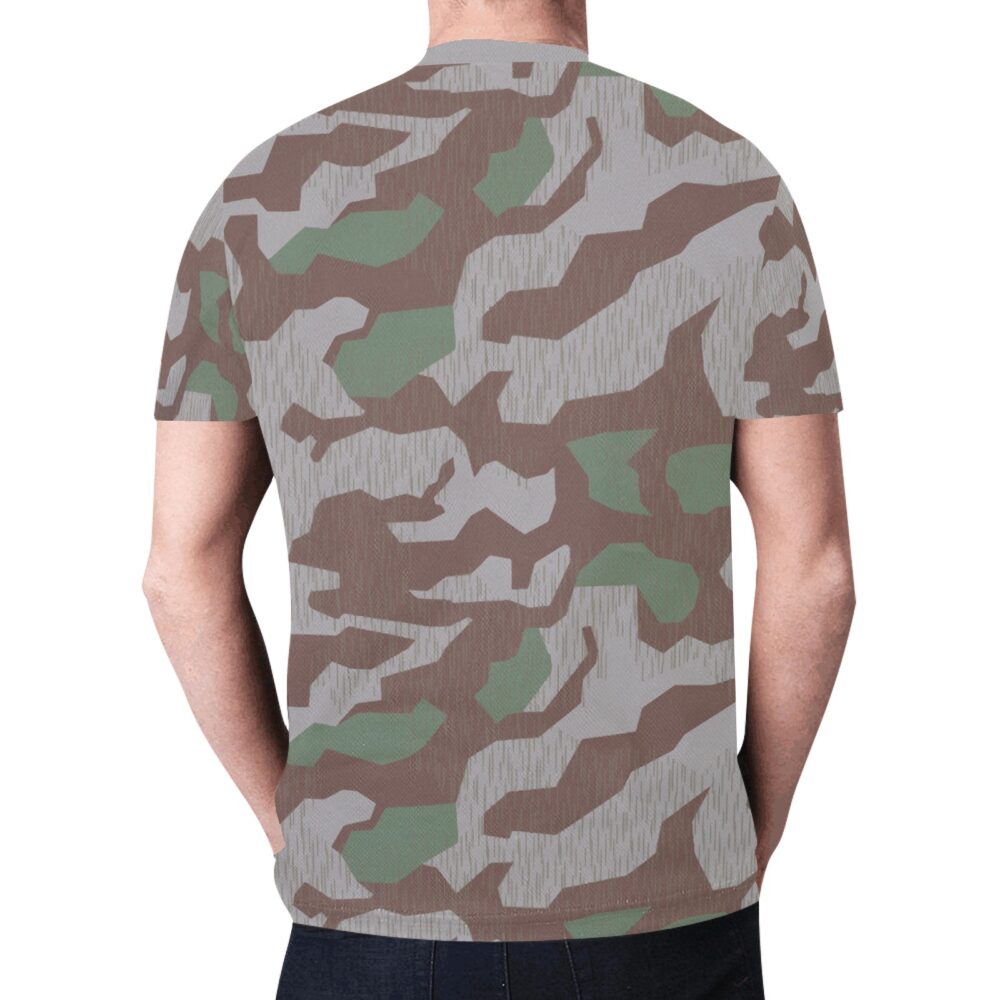 German WWII Splittertarn 41 v2 Camouflage Sports Mesh T-shirt XS to 5XL - Image 2