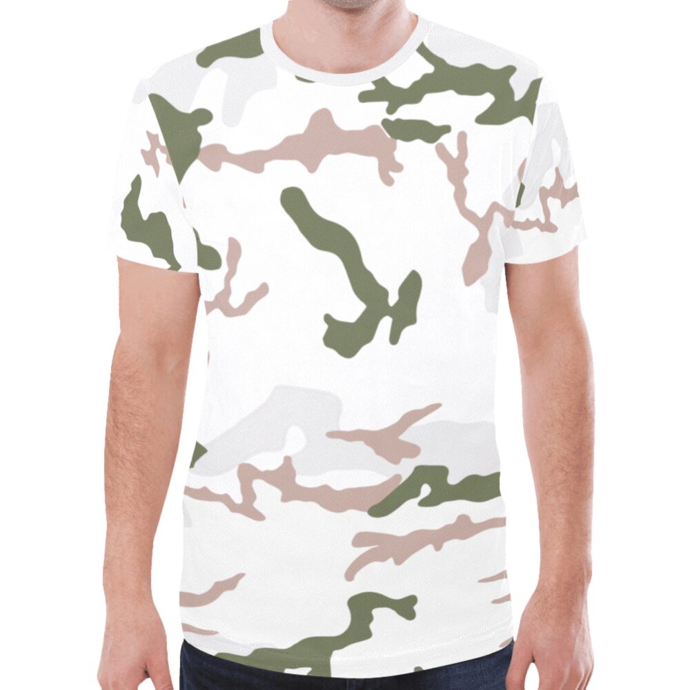 French Chasseurs alpins tundra v2 Camouflage Sports Mesh T-shirt XS to 5XL