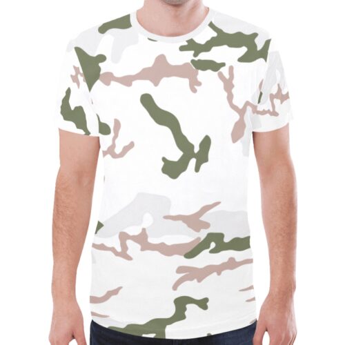 French Chasseurs alpins tundra v2 Camouflage Sports Mesh T-shirt XS to 5XL