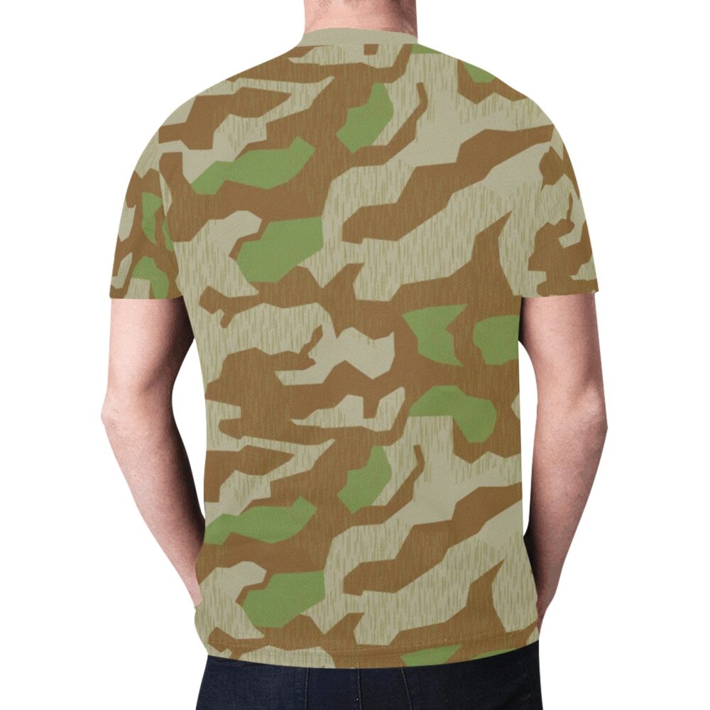 German WWII Splittertarn 41 v3 Camouflage Sports Mesh T-shirt XS to 5XL - Image 2