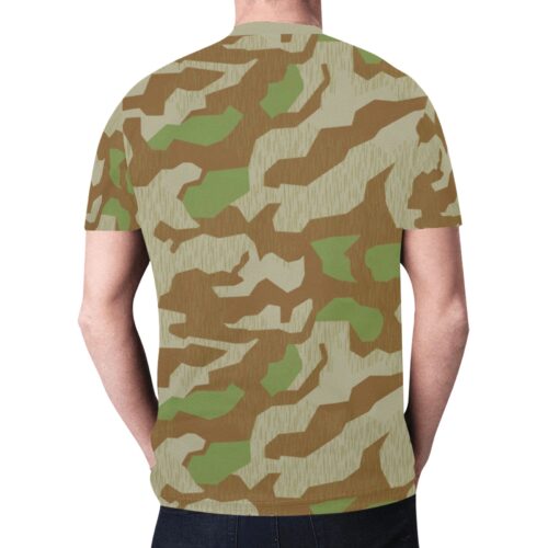 Alternative view of German WWII Splittertarn 41 v3 Camouflage Sports Mesh T-shirt XS to 5XL