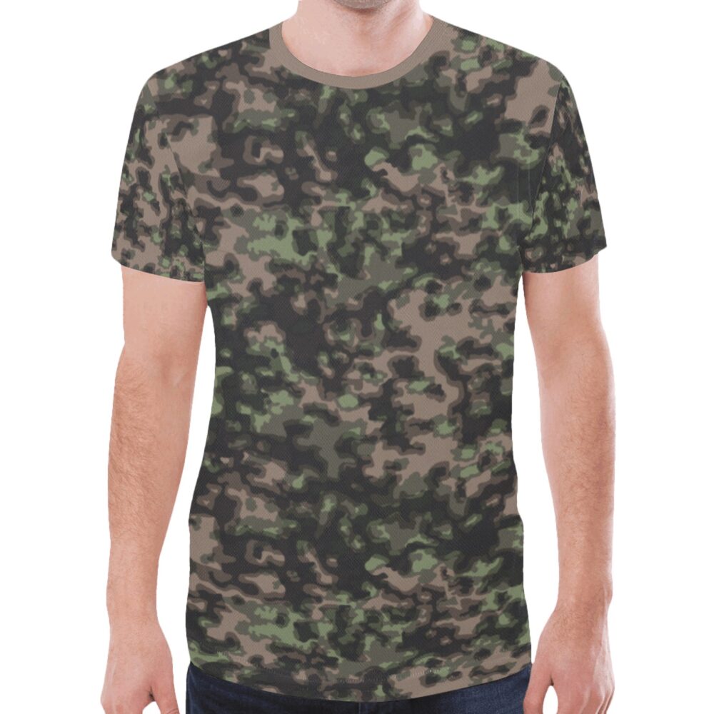 German WWII rauchtarn summer Camouflage Sports Mesh T-shirt XS to 5XL