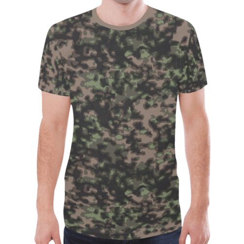 German WWII rauchtarn summer Camouflage Sports Mesh T-shirt XS to 5XL