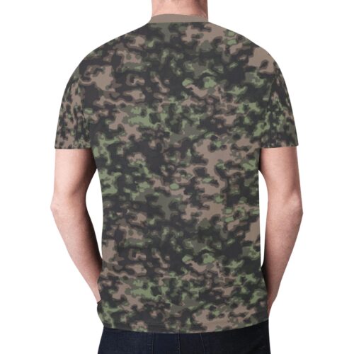 Alternative view of German WWII rauchtarn summer Camouflage Sports Mesh T-shirt XS to 5XL