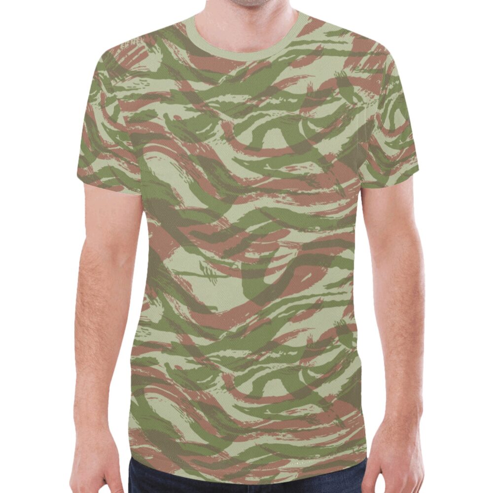 French Lizard E1 Camouflage Sports Mesh T-shirt XS to 5XL