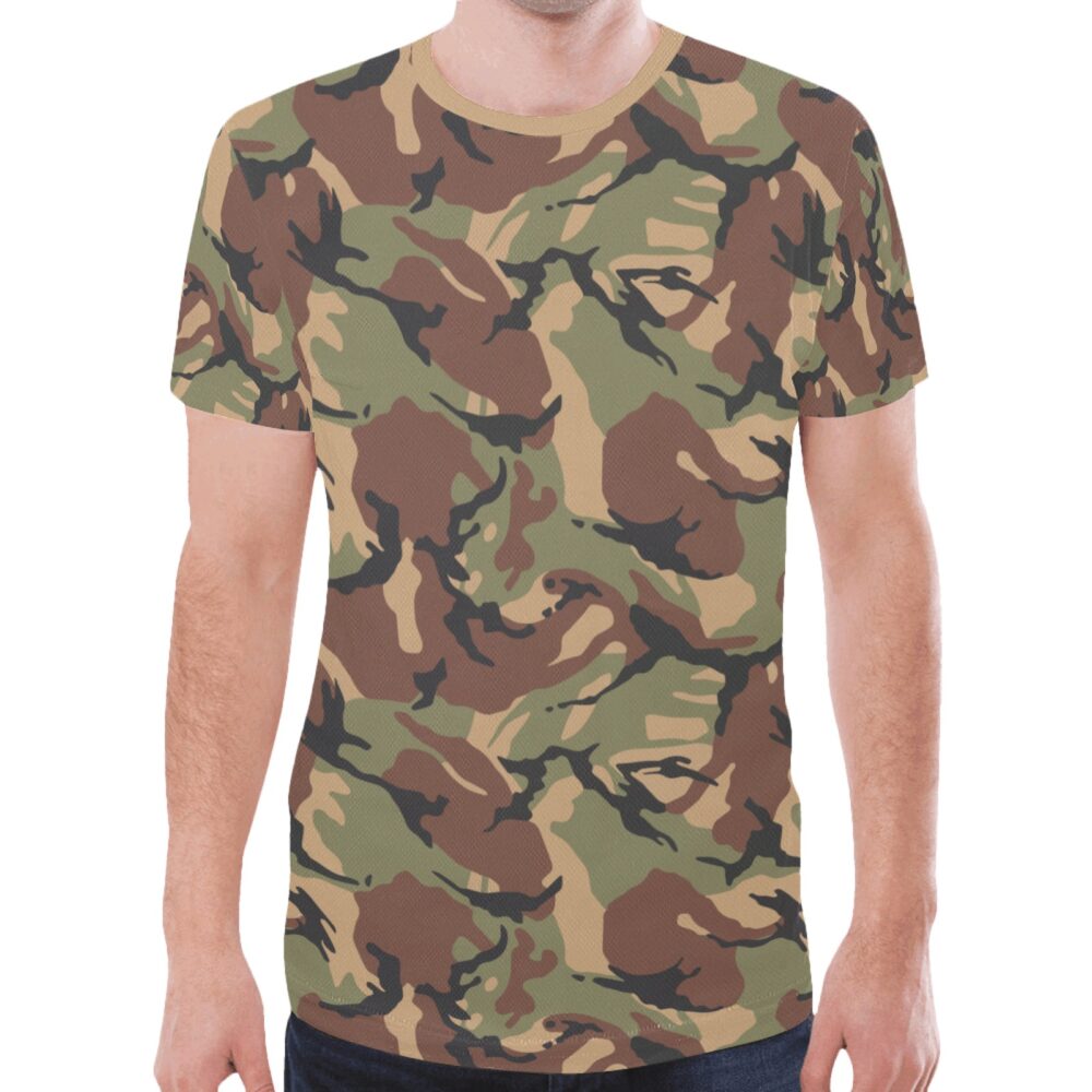 DPM woodland Camouflage Sports Mesh T-shirt XS to 5XL