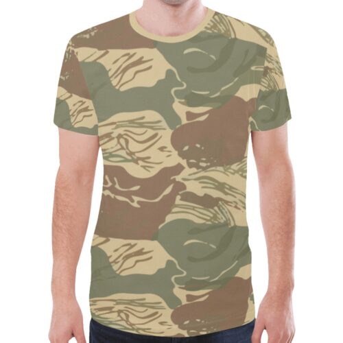 Rhodesian brushstroke v1 Camouflage Sports Mesh T-shirt XS to 5XL