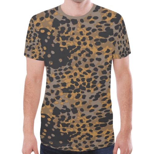 German WWII Platanentarn Fall Camouflage Sports Mesh T-shirt XS to 5XL