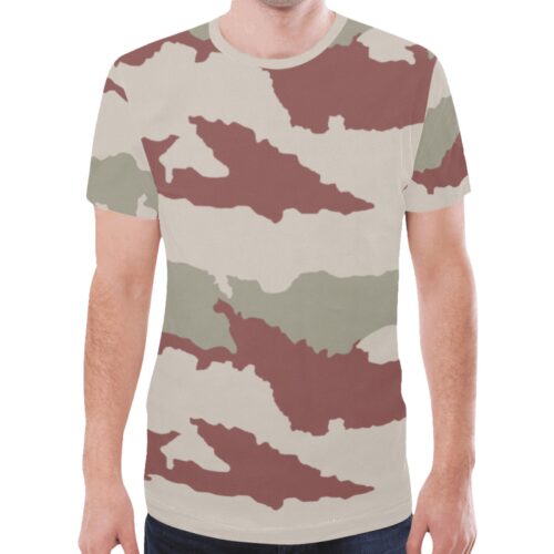 French Daguet v1 Camouflage Sports Mesh T-shirt XS to 5XL