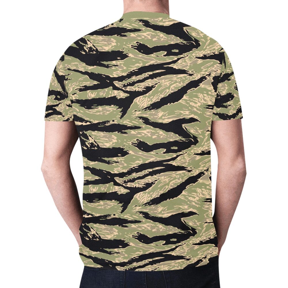 US golden tigerstripes Camouflage Sports Mesh T-shirt XS to 5XL - Image 2