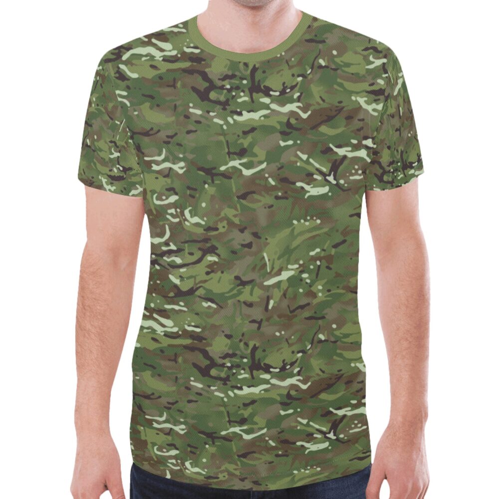 MTP Tropical Camouflage Sports Mesh T-shirt XS to 5XL
